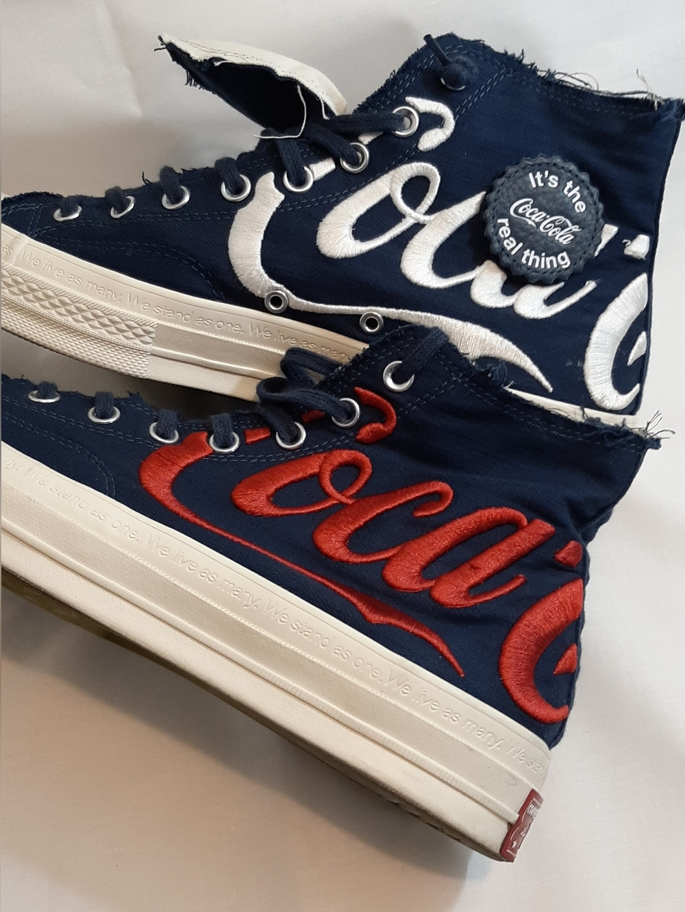 Converse Collab W Coca-Cola/Kith High Top Canvas Sneaker
